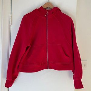 Scuba Full-Zip Cropped Hoodie